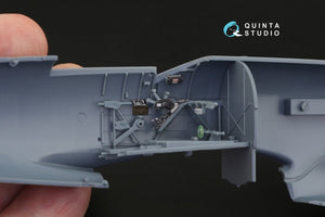Intérieur imprimé en 3D et coloré sur papier décalcomanie Quinta Studio QD48191 Tempest Mk.V (Eduard) 1/48  – immagine 2