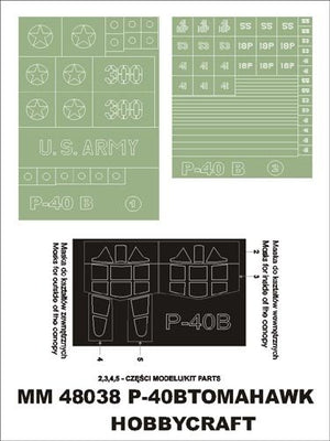 Montex MM48038 P-40 B HOBBYCRAFT