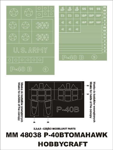 Montex MM48038 P-40 B HOBBYCRAFT