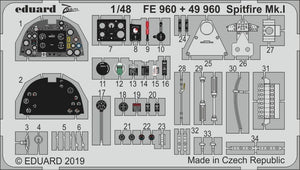 Eduard 49960 Spitfire Mk. et Tamiya au 1/48