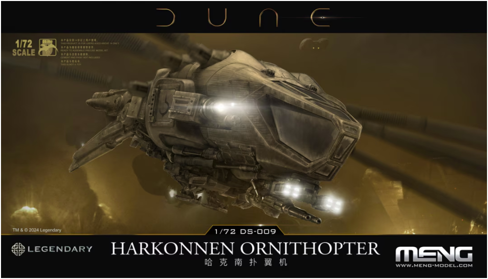 Meng modèle DS-009 Ornithoptère Harkonnen 1/72
