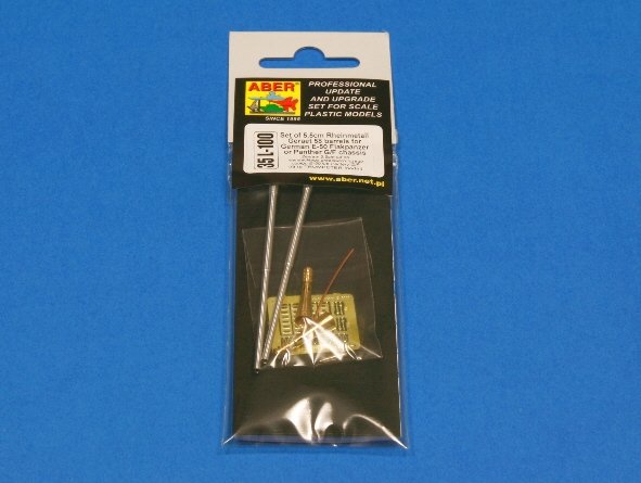 Aber 35L-100 Coffret de canons Rheinmetall Geraet 58 de 5,5 cm pour E-50 Flakpanzer allemand (1/35) – immagine 3
