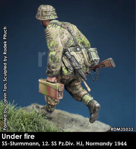 RADO Miniatures RDM35033 Sous le feu. W-SS Sturmmann, 12. SS-Pz.Div. HJ, Normandie 1944 1/35 – Bild 5
