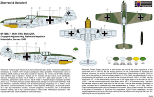 Kovozavody Prostejov CLK0007 Bf 109E-7 Reinhard Heydrich 1/72 – image 2