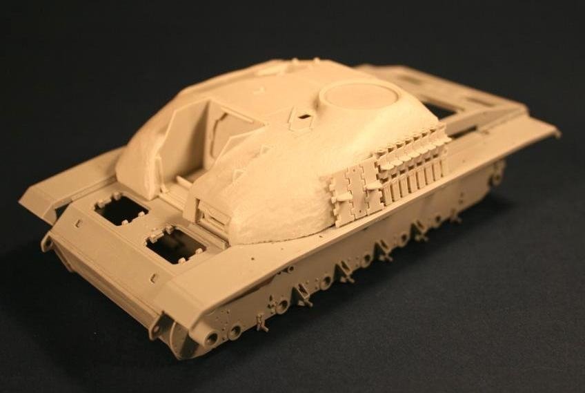 Panzer Art RE35-080 StuG III G, partie supérieure de la coque avec blindage en béton, échelle 1/35 – imagen 3