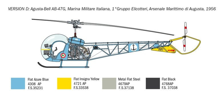 Italeri 2820 OH-13 Sioux 1/48  – immagine 6