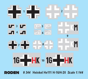 Roden 344 Heinkel He-111 H-16/H-20 1/144 – image 2