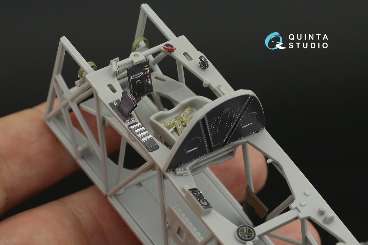 Intérieur imprimé en 3D et coloré sur papier décalcomanie Quinta Studio QD32115 Fairey Swordfish Mk.I (Trumpeter) 1/32  – Bild 11