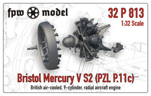 Maquette FPW 32P813 Bristol Mercury V S2 (PZL P.11c) 1/32