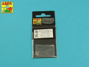 Aber 72L-33 Ensemble de 5 canons pour mitrailleuses MG 34 de char allemand, échelle 1/72 – immagine 4