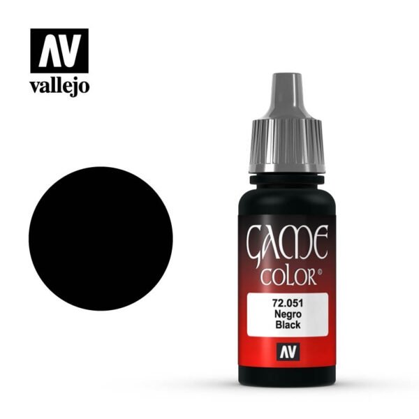 Vallejo 72051 Game Color - Noir 18 ml