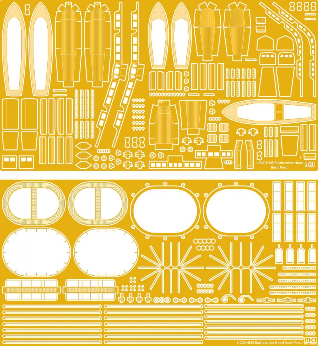 MK1 Design MD-20016 HMS Hood Pack Valeur 1/200  – imagen 8