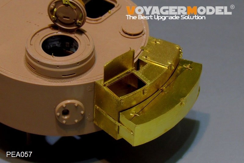 Maquette Voyager PEA057, char allemand Tiger I de la Seconde Guerre mondiale, avec compartiment de rangement supplémentaire, échelle 1/35 – image 3