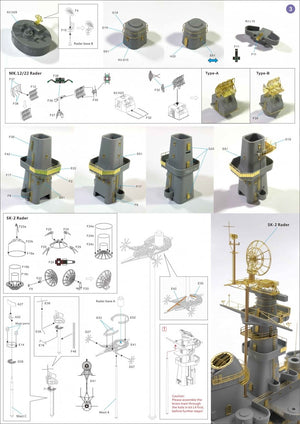 Very Fire VF350013 Very Fire USS Montana BB-67 Super Detail Set 1/350 – image 3