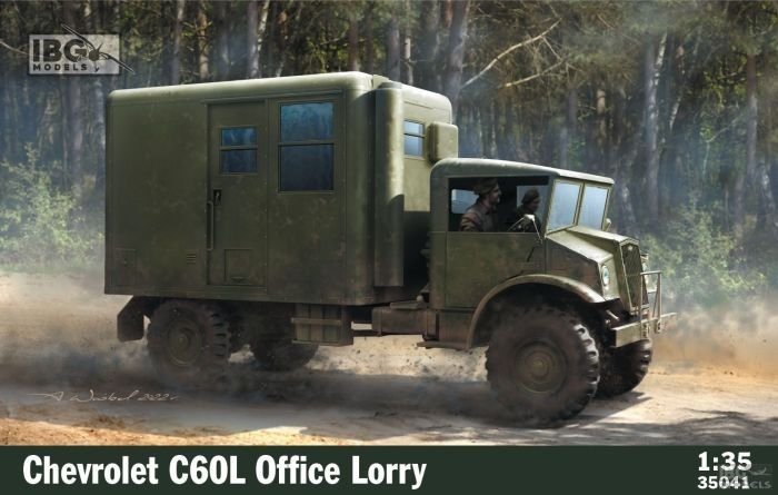 Camionnette de bureau Chevrolet C60L IBG 35041 1/35