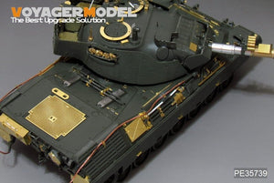 Maquette Voyager PE35739 du char de combat principal allemand Leopard 1A5 version B, incluant le canon (pour MENG TS-015), échelle 1/35 – image 3
