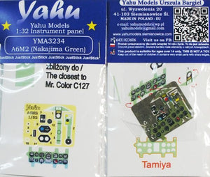 Yahu YMA3234 A6M2 (Vert Nakajima) Tamiya (1/32)