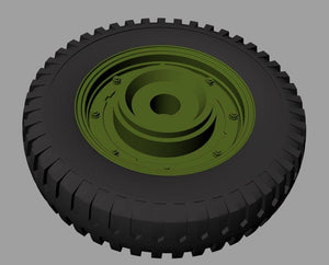 Roues de route Panzer Art RE35-527 Willys MB « Jeep » (Goodyear) 1/35 – image 2