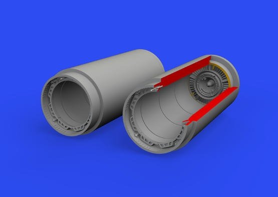 Tuyères d&amp;#39;échappement Eduard 648590 MiG-19 EDUARD/TRUMPETER 1/48 – imagen 2