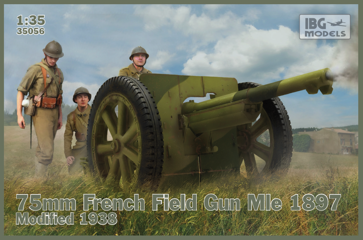 IBG 35056 Canon de campagne français de 75 mm Mle 1897 mod.1938 1/35