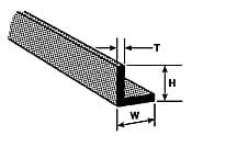 Plastruct 90001 Carré &amp;quot;L&amp;quot; 1,2 mm x 1,2 mm x 0,4 mm x 250 mm (ABS) / 10 pièces. – image 2