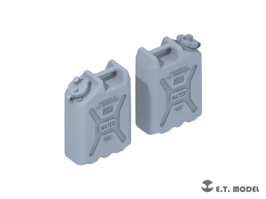 Ensemble de bidons d&amp;#39;eau de 20 L de l&amp;#39;armée américaine ET Model P72-003 (impression 3D) à l&amp;#39;échelle 1/72 – Bild 2
