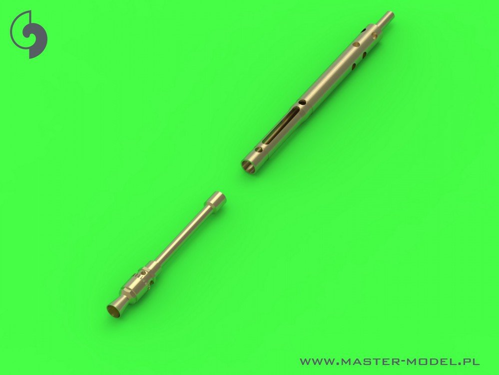 Master GM-35-027 MG-34 « Panzerlauf » - Canons de mitrailleuse allemande - version char sous protection blindée (2 pièces) 1/35 – Bild 3