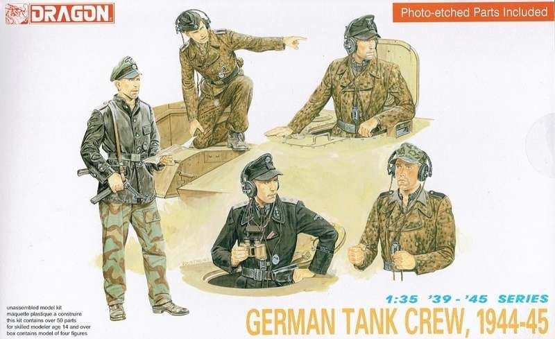 Dragon 6014 Équipage de char allemand 1944-45 (1/35)