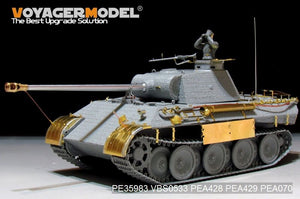 Maquette Voyager PE35983 Char Panther D allemand de la Seconde Guerre mondiale, version tardive de base, pour TAKOM 2104, échelle 1/35 – immagine 7