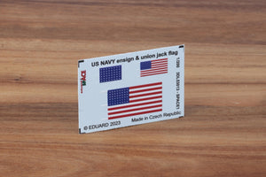 Eduard 3DL53013 Pavillon de l&amp;#39;US Navy et drapeau Union Jack SPACE 1/200