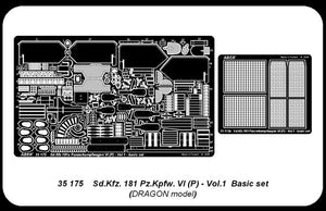 Aber 35175 Sdkfz.181 Pzkpfw.VI (P) vol.1 - Basic set 1/35 – zdjęcie 4