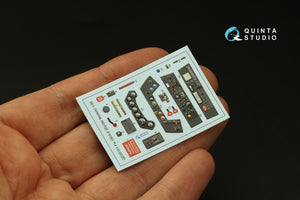 Quinta Studio QD35101 FW 190A-6 3D-Printed &amp;amp; coloured Interior on decal paper (Border Model) 1/35 – zdjęcie 5