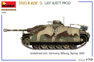 MiniArt 72110 StuG III Ausf. G Dernier Alkett Prod 1/72  – immagine 12