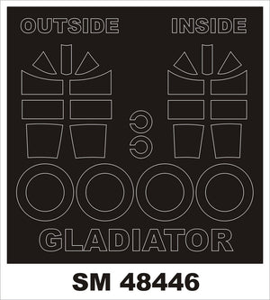 Montex SM48446 GLOSTER GLADIATOR MERIT 1/48