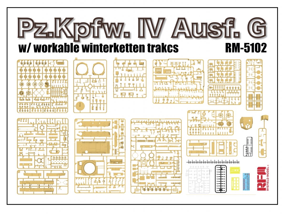 Rye Field Modèle 5102 Pz.Kpfw.IV Ausf.G avec Winterketten 1/35 – Bild 4