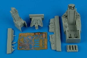 Ensemble de cockpit Aires 4411 F-16A MLU Falcon au 1/48 Hasegawa