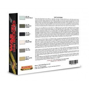 Coffret de peinture acrylique Lifecolor CS49 Béton, bitume et plâtre 6 x 22 ml – image 2