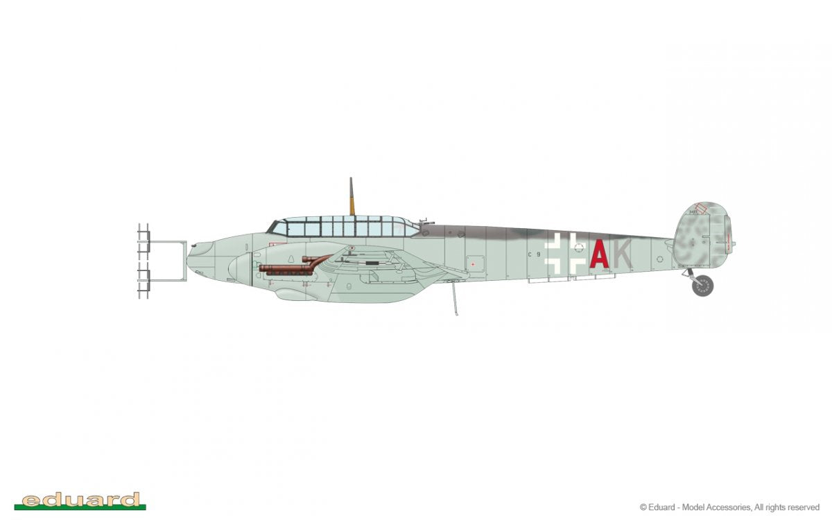 Eduard 7465 Bf 110G-4 1/72 – zdjęcie 4