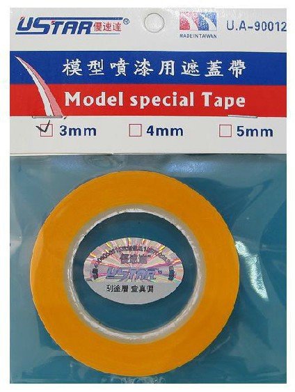 Ruban de masquage U-Star UA-90012-3 3 mm