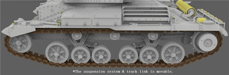 Gecko Models 35GM0005 KREUZER PZ.PKFW.MK.II,742(e),(A10) AVEC INTÉRIEUR (1/35) – immagine 6