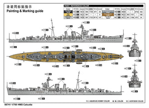 Trumpeter 06741 HMS Calcutta croiseur léger 1/700 – image 4