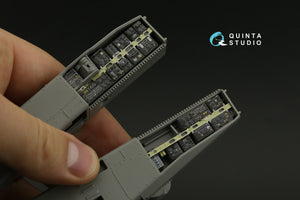 Quinta Studio QD35118 AH-64D Baies avioniques avant étendues Intérieur imprimé en 3D et coloré sur papier décalcomanie (Takom) 1/35  – immagine 8