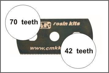 Scie CMK H1004 Ultra lisse et extra lisse (2 faces) 5 pièces