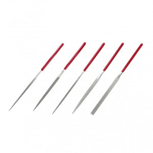 Ensemble de 5 limes diamantées à aiguilles Modelcraft PFL6002 (140 mm)