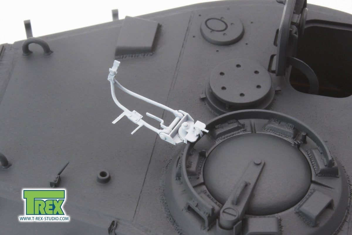 T-Rex Studio TR35030 Support de coupole pour mitrailleuse antiaérienne allemande de la Seconde Guerre mondiale, 3 pièces, échelle 1/35 – imagen 4