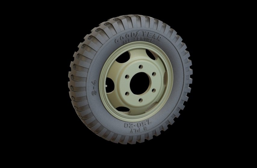 Panzer Art RE35-318 Jeu de roues Studebacker (Goodyear) 1/35 – image 2