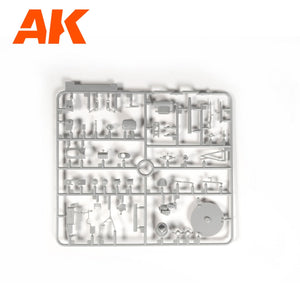 AK Interactive AK35504-B PZ.KPFW.IV AUSF.D AFRIKA KORPS + 5 FIGURINES ÉQUIPAGE DE CHARS ALLEMAND AFRIKA KORPS 1/35 – immagine 11