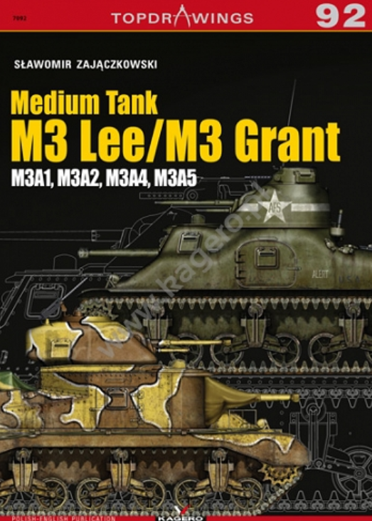 Char moyen Kagero 7092 M3 Lee / M3 Grant EN/PL
