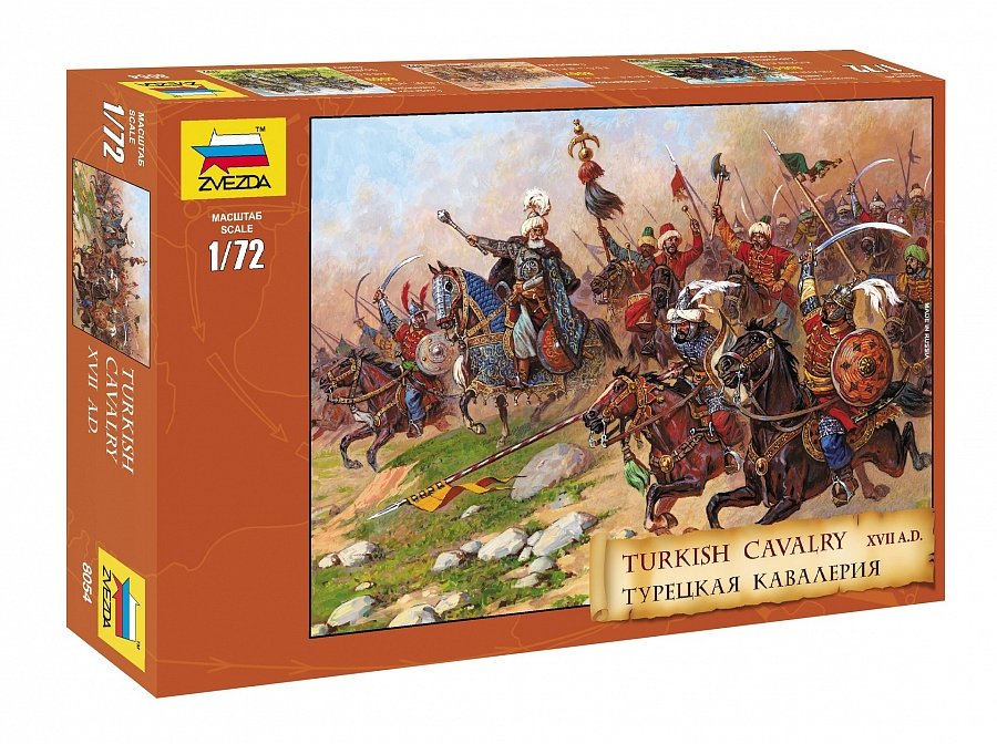 Zvezda 8054 Cavalerie Turque XVII AD 1/72