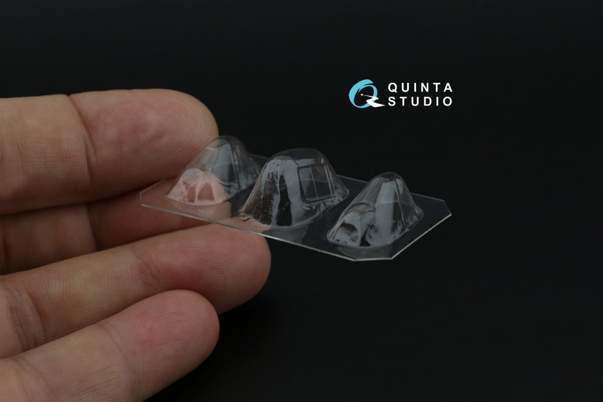 Quinta Studio QC72008 F6F-3/5 Hellcat verrière transparente sous vide (Eduard) 1/72 – Bild 6